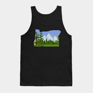 Oregon State Outline Tank Top